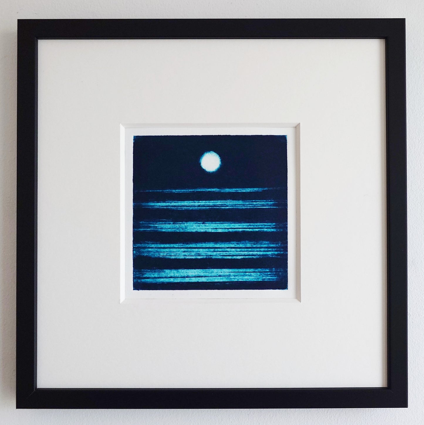 'Tidal 1' Seascape Collagraph (small)