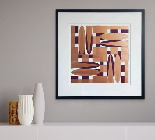 Love (Gold and Wine Red)