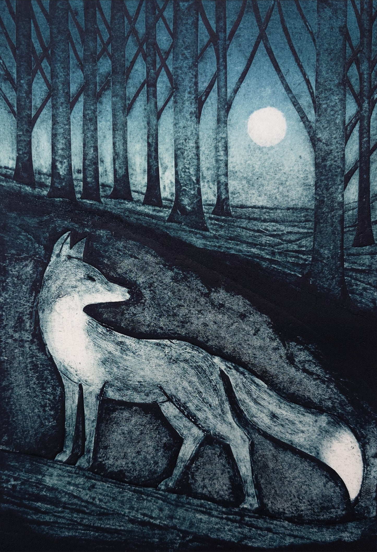 Fox and the Moon