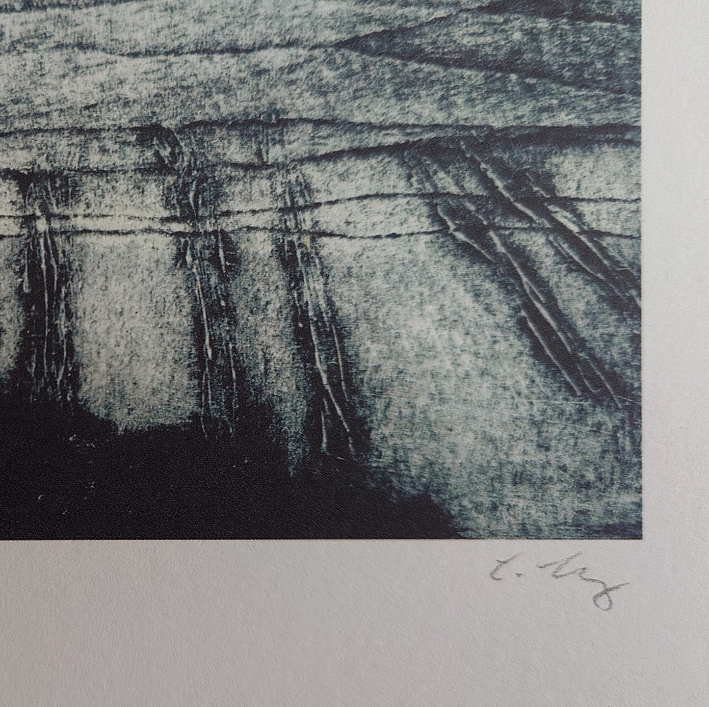 Moon over Fields - 15x15cm Giclee art print